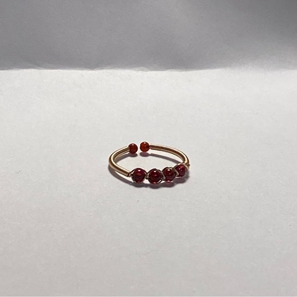 Handmade Garnet Ring - Picture 1 of 3